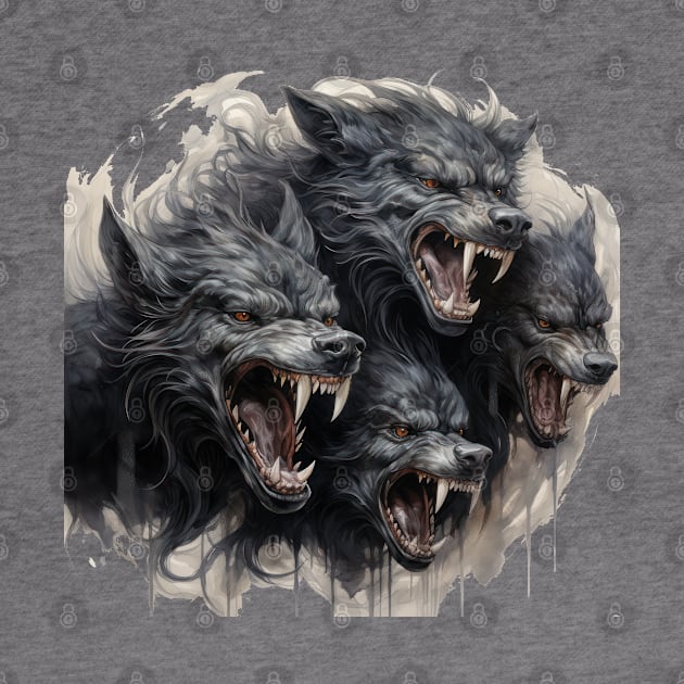 Angry Wolves by Urban Archeology Shop Gallery